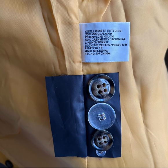 NWT St. John's Bay Cashmere Blend Pea Coat - Picture 8 of 9